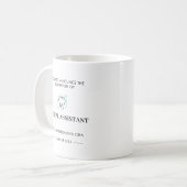 2026年卒業 歯科助手 CDA コーヒーマグカップ (正面左)