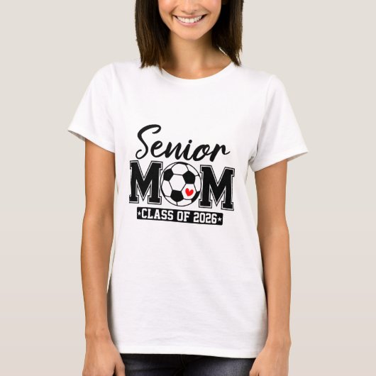 2026年卒業 親愛なるサッカー母 _1 Tシャツ (正面)