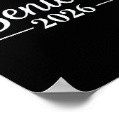 2026年卒業 高校卒業記念 ステーショナリー ポスター (角)