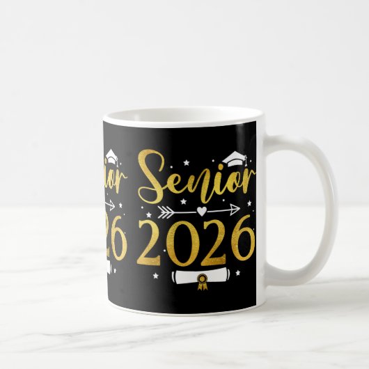 2026年卒業 高校・大学卒業式デザイン 女子 コーヒーマグカップ (右)