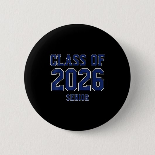 2026年卒業 高校 大学 シニア 缶バッジ (正面)