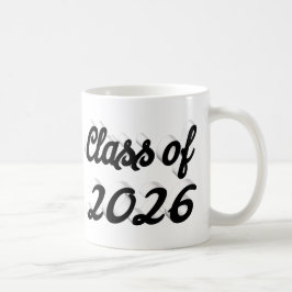 2026年卒業 黒文字スクリプト コーヒーマグカップ