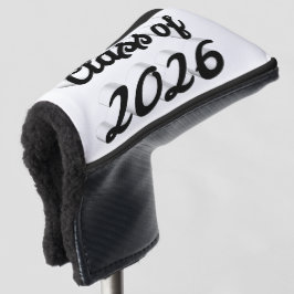 2026年卒業 黒文字スクリプト ゴルフヘッドカバー