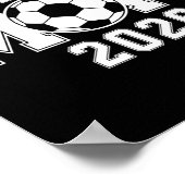 2026年卒母サッカー母高校卒業式コーデ ポスター (角)