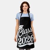 2026年卒誇りを持った業卒業 エプロン (着用した状態)