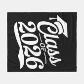 2026年卒誇りを持った業卒業 フリースブランケット (正面(横))