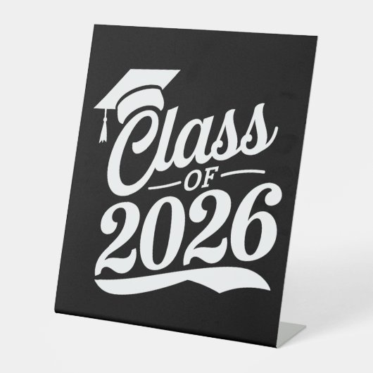 2026年卒誇りを持った業卒業 台座サイン (正面)