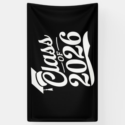 2026年卒誇りを持った業卒業 横断幕 (縦)