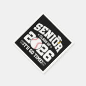 2026年卒部員 野球で決める時が来た! スタンダードカクテルナプキン (角)