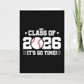 2026年卒野球卒業式 It's Go Time カード (正面)
