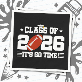 2026年卒 アメリカンフットボール 卒業おめでとう It's Go Time スタンダードカクテルナプキン