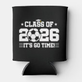 2026年卒 サッカー卒業式 It's Go Time 引用 缶クーラー (正面)