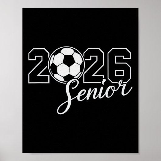 2026年卒・サッカー母・高校卒業おめでとうグッズ ポスター (正面)