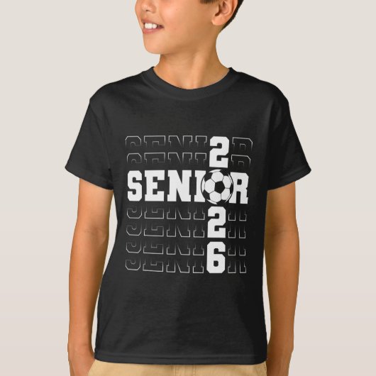 2026年卒 サッカー 学校 卒業 Tシャツ (正面)