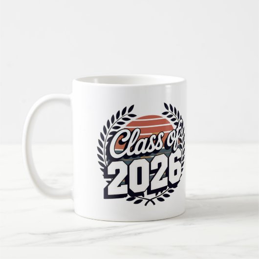 2026年卒 高校・大学最後の新学期 コーヒーマグカップ (左)