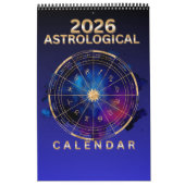 2026年占星術壁掛けカレンダー カレンダー (カバー)