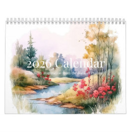 2026年壁感動的カレンダー詩集 カレンダー