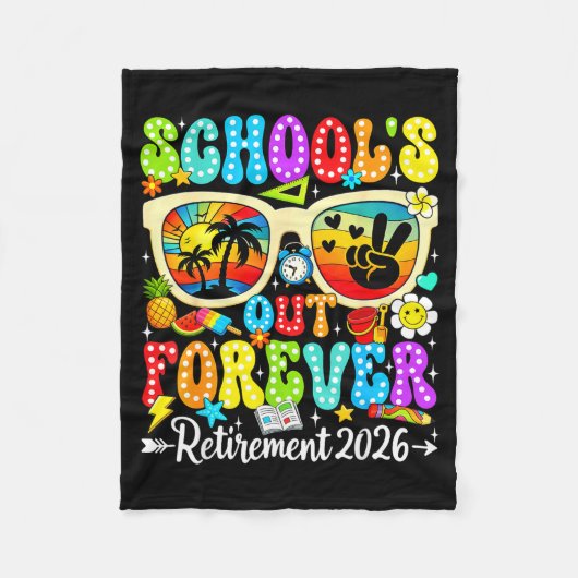 2026年夏の退職おめでとう フリースブランケット (正面)