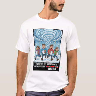 2026年大冬の黙示録を生き延びた Tシャツ