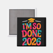 2026年大学高校卒業おめでとう マグネット (正面/裏面)