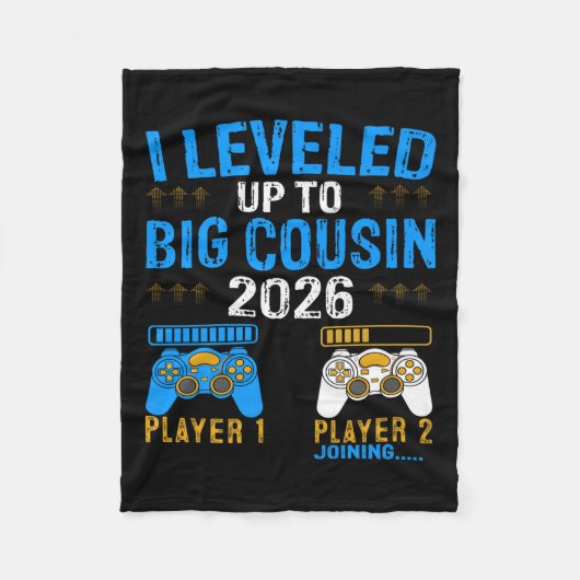 2026年大従兄弟までレベルアップ将来Bに昇格 フリースブランケット (正面)