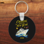 2026年大晦日クルーズ 2026年新しい年へのクルージング キーホルダー (正面)