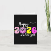 2026年大晦日 こんにちは 2026年あけましておめでとう ディスク カード (正面)