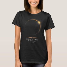 2026年天体現象 日食 天文学 Tシャツ