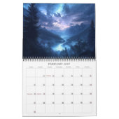 2026年天地風景暦 カレンダー (2月 2027)