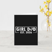 2026年娘のパパ ロゴ カード (黄色い花)