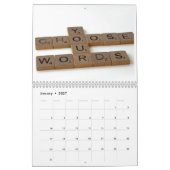 2026年学愛 カレンダー (1月 2027)