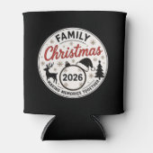 2026年家族クリスマスの思い出作り クリスマス ホリデー 缶クーラー (正面)
