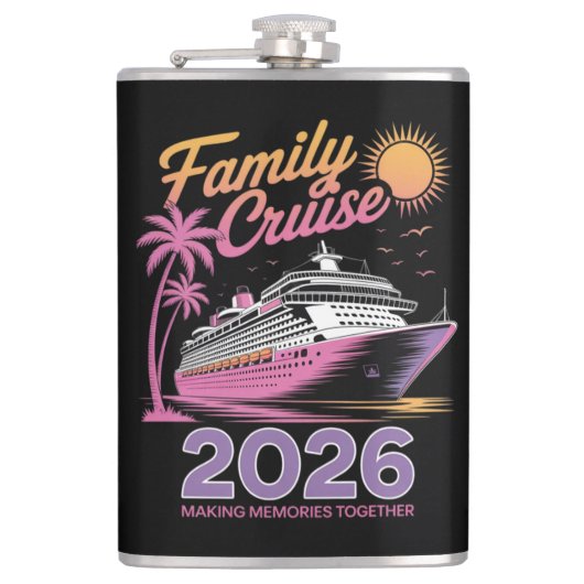 2026年家族クルーズ旅行マッチングトリップ フラスク (正面)