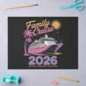 2026年家族クルーズ旅行マッチングトリップ 薄葉紙 (クラフト)