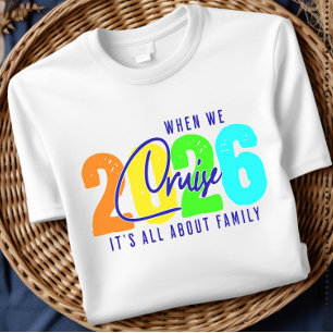 2026年家族クルーズ - おそろいバケーションTシャツ Tシャツ