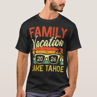 2026年家族バケーション 湖 Tシャツ