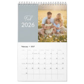 2026年家族写真カレンダー ～愛に満ちた一年～ カレンダー (2月 2027)