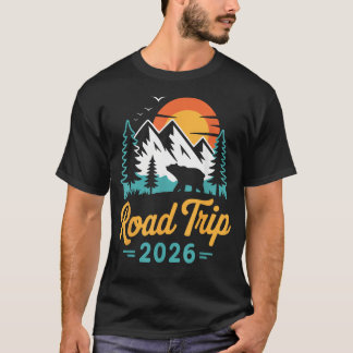 2026年家族旅行 ロードトリップ 友達 思い出 Tシャツ