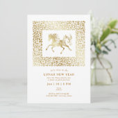 2026年干支の馬のホワイトゴールドパーティー 招待状 (スタンド正面)