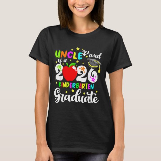 2026年幼稚園卒園の母親たちの自慢の叔父 Tシャツ (正面)