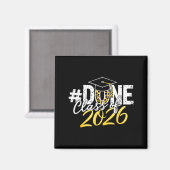 2026年度の上級卒業生の最後の登校日終了 マグネット (正面/裏面)
