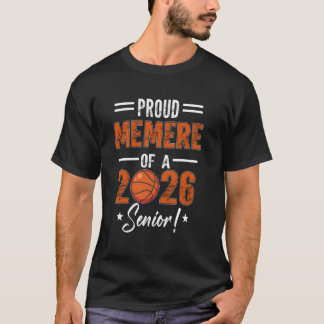 2026年度バスケットボール部卒業生を誇りに思うおばあちゃん Tシャツ