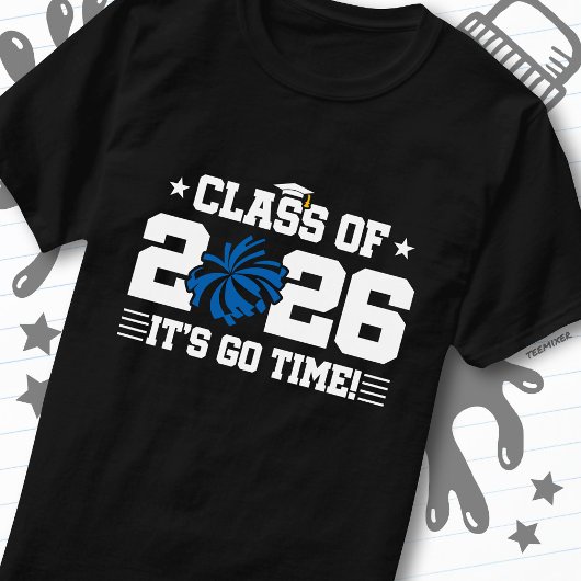 2026年度ブルーチア卒業おめでとう It's Go Time Tシャツ