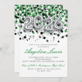 2026年度卒業パーティー招待状 招待状 (正面/裏面)