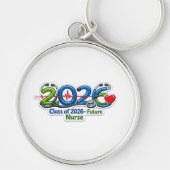2026年度卒業予定 看護学生 卒業式 キーホルダー (正面)