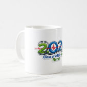 2026年度卒業予定 看護学生 卒業式 コーヒーマグカップ (正面左)