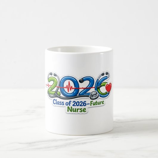 2026年度卒業予定 看護学生 卒業式 コーヒーマグカップ (中央)