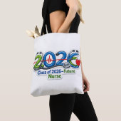 2026年度卒業予定 看護学生 卒業式 トートバッグ (クローズアップ)
