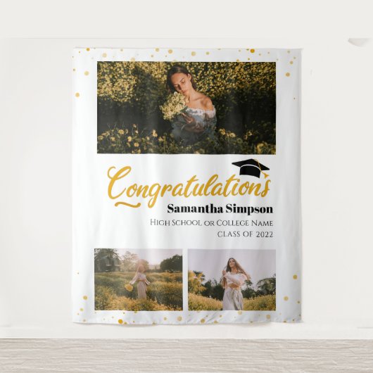 2026年度卒業式フォトコラージュ タペストリー (正面)