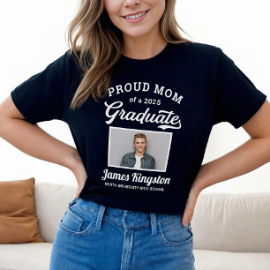 2026年度卒業生の誇りな母 ブラック Tシャツ